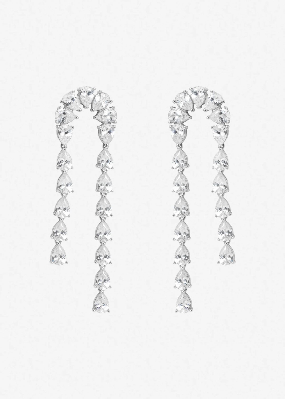 The Arc Earrings Silver