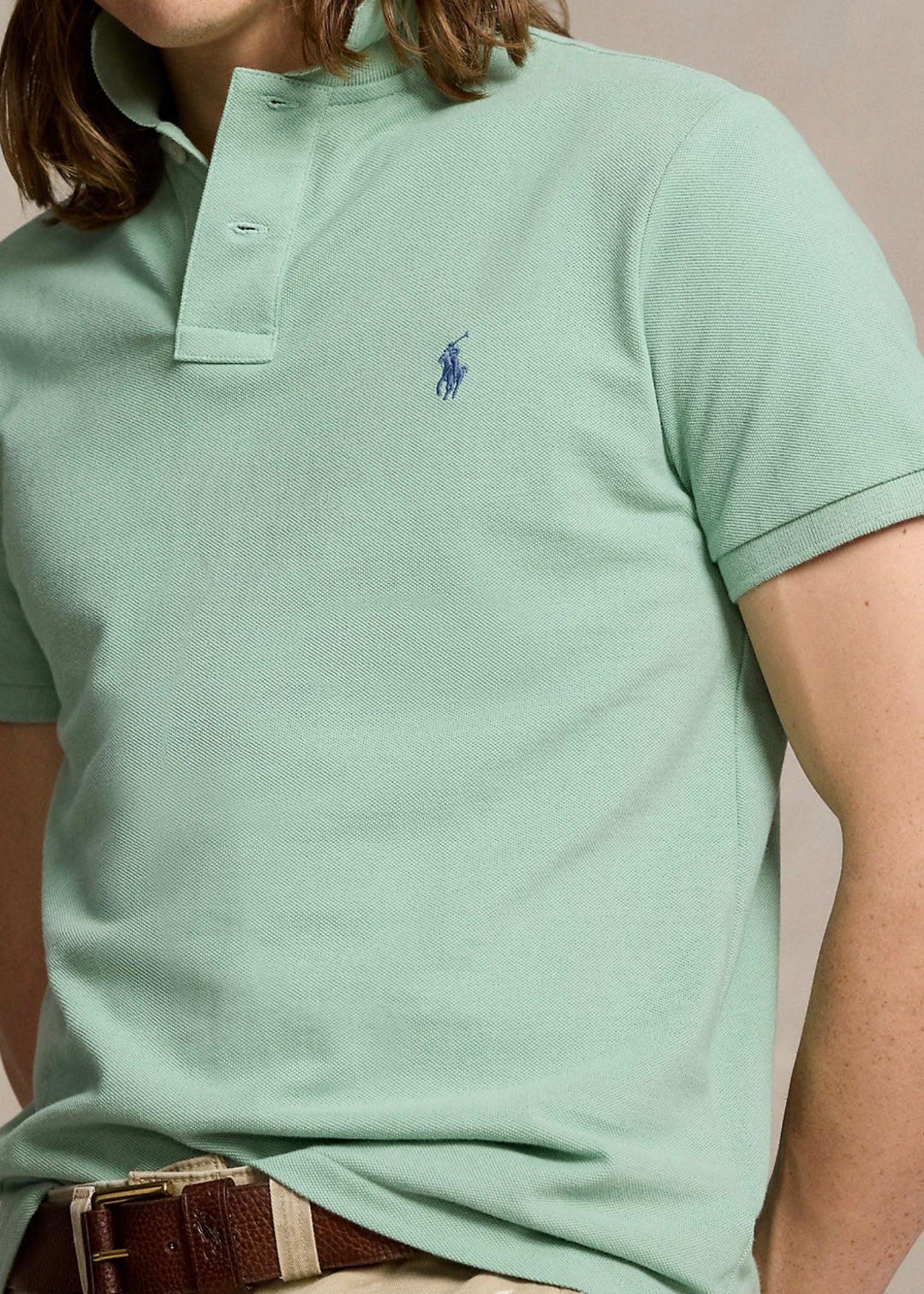 Polo Ralph Lauren pique - Faded Mint