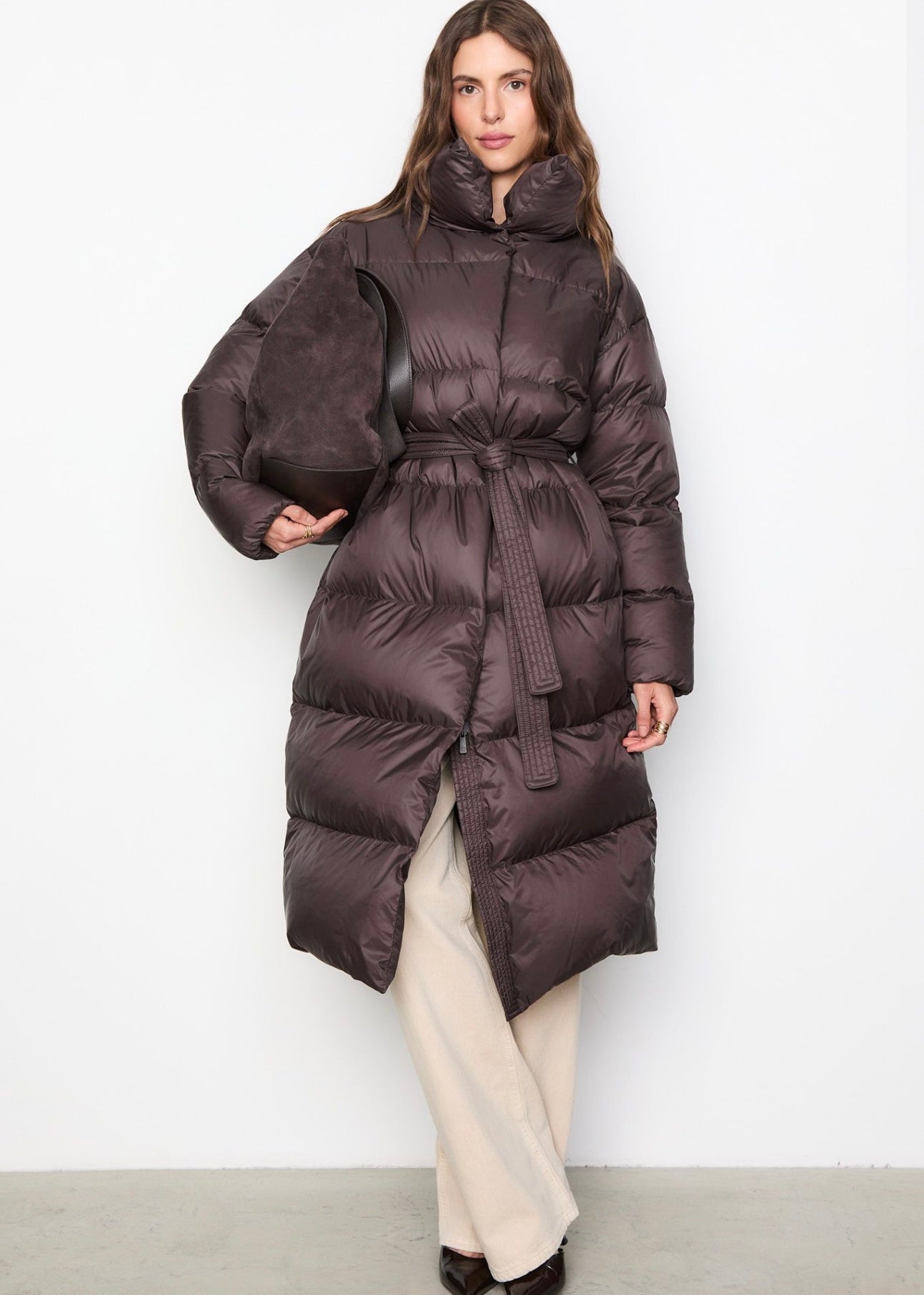 Dakota Down coat Dark Brown