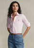 Slim Fit Knit Oxford Shirt Carmel Pink