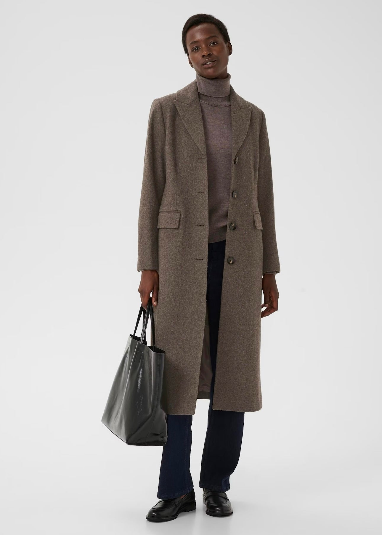 Sirina coat Dark Walnut Melange