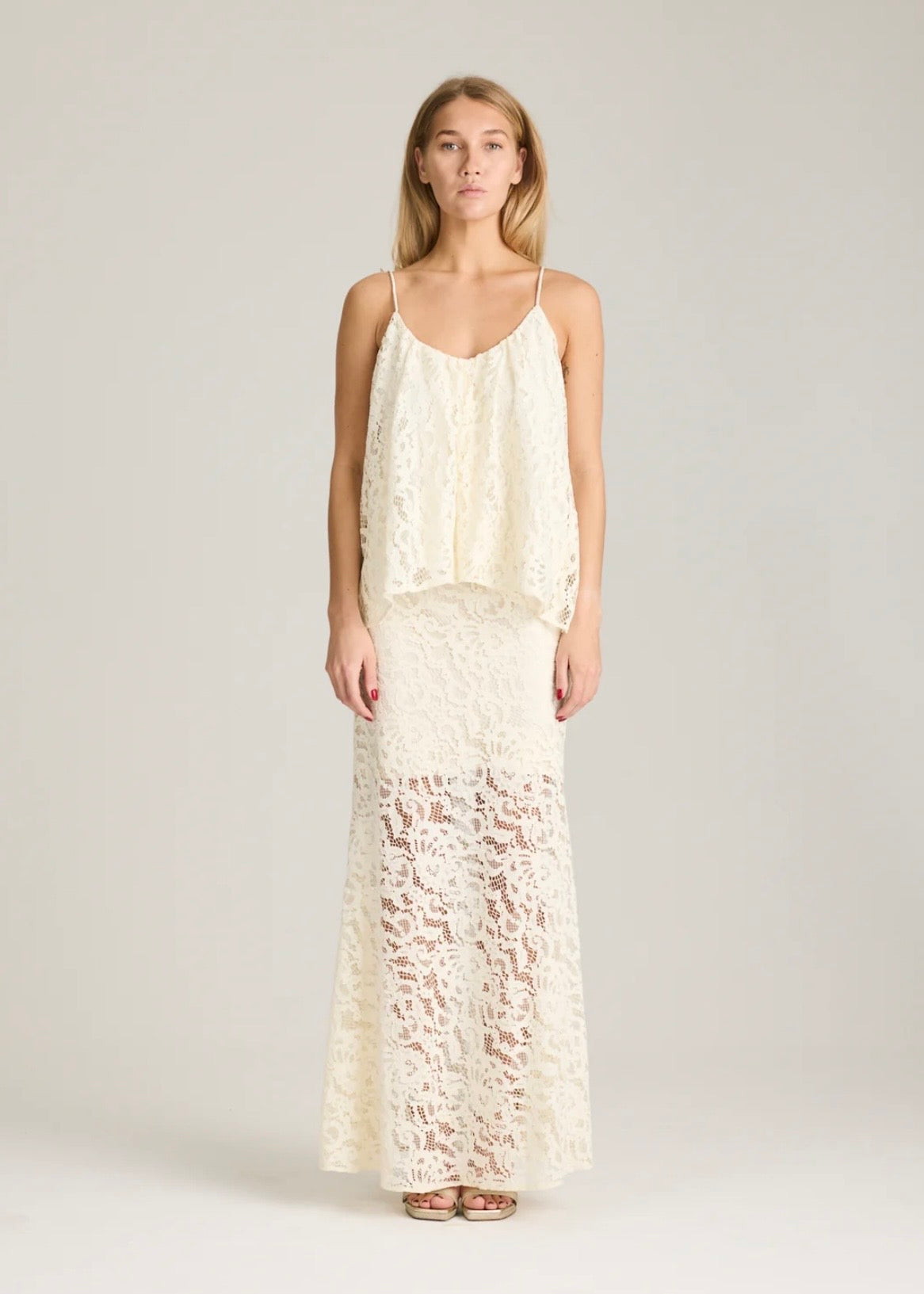 Sage Skirt Cream