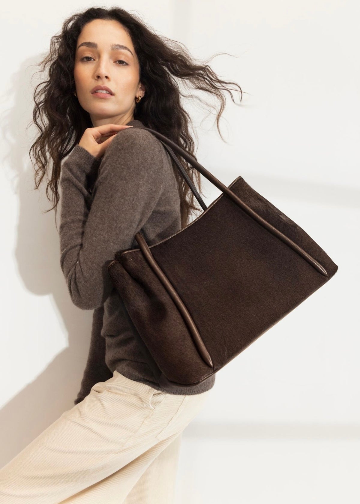 Sorrelle Tote Large Dark Brown