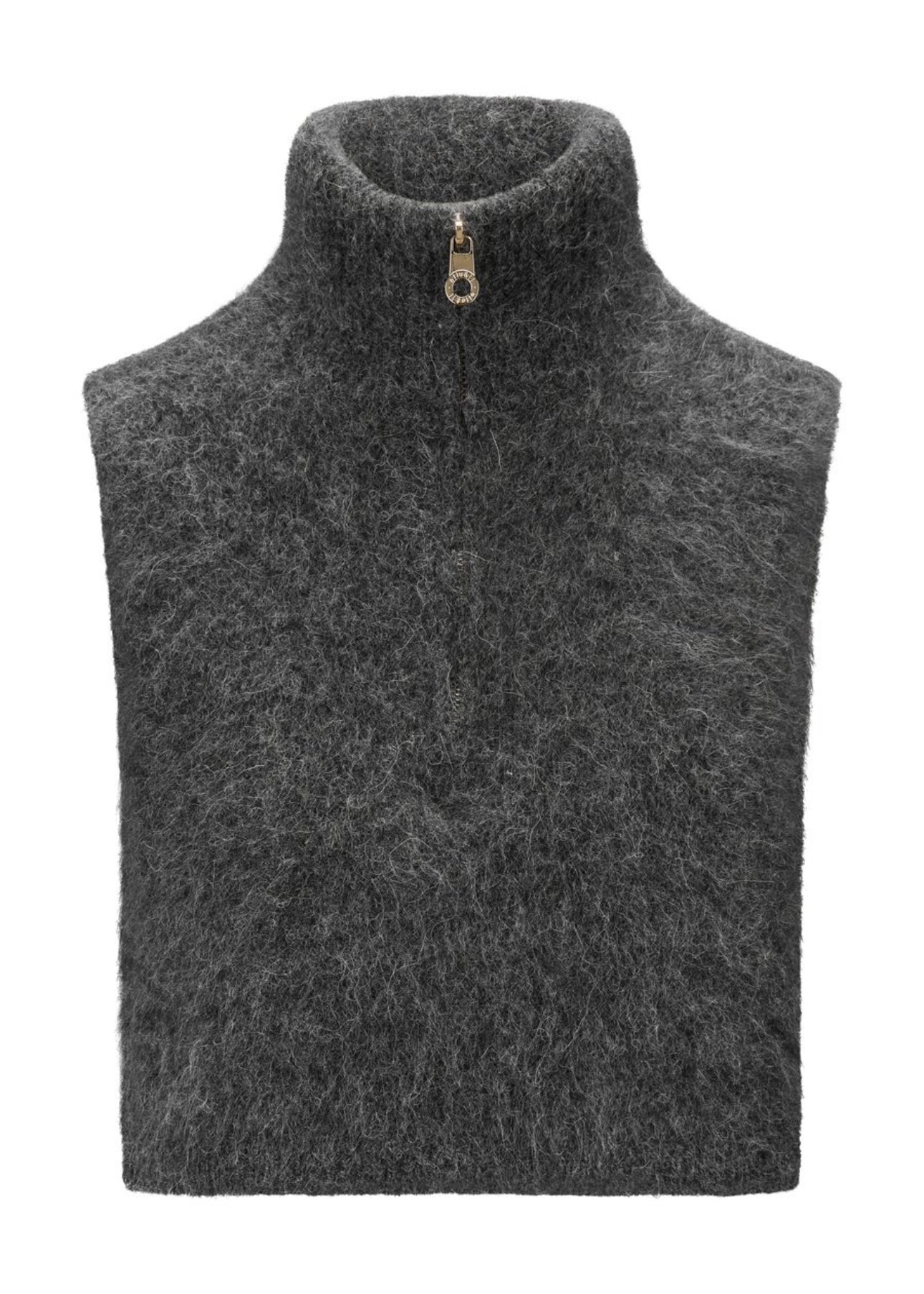 Belinda Chunky Hight Neck Charcoal