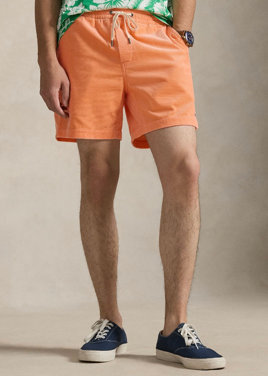 Prepster Corduroy Shorts Key West Orange