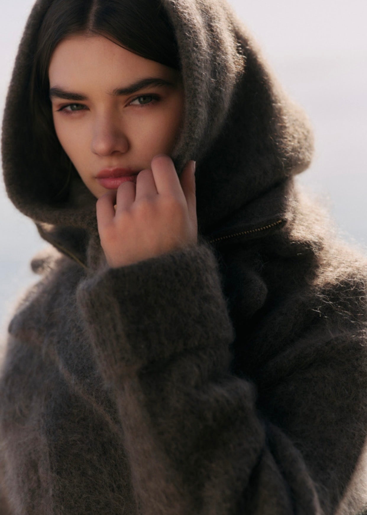 Kajsa Chunky Balaclava Dark Brown