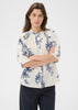 Almeras Shirt Blue Shadow Flower