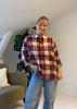 Elishaw Check Shirt Lt. Cardinal Tartan