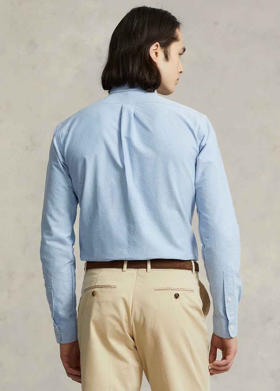 Custom Fit Oxford shirt Blue