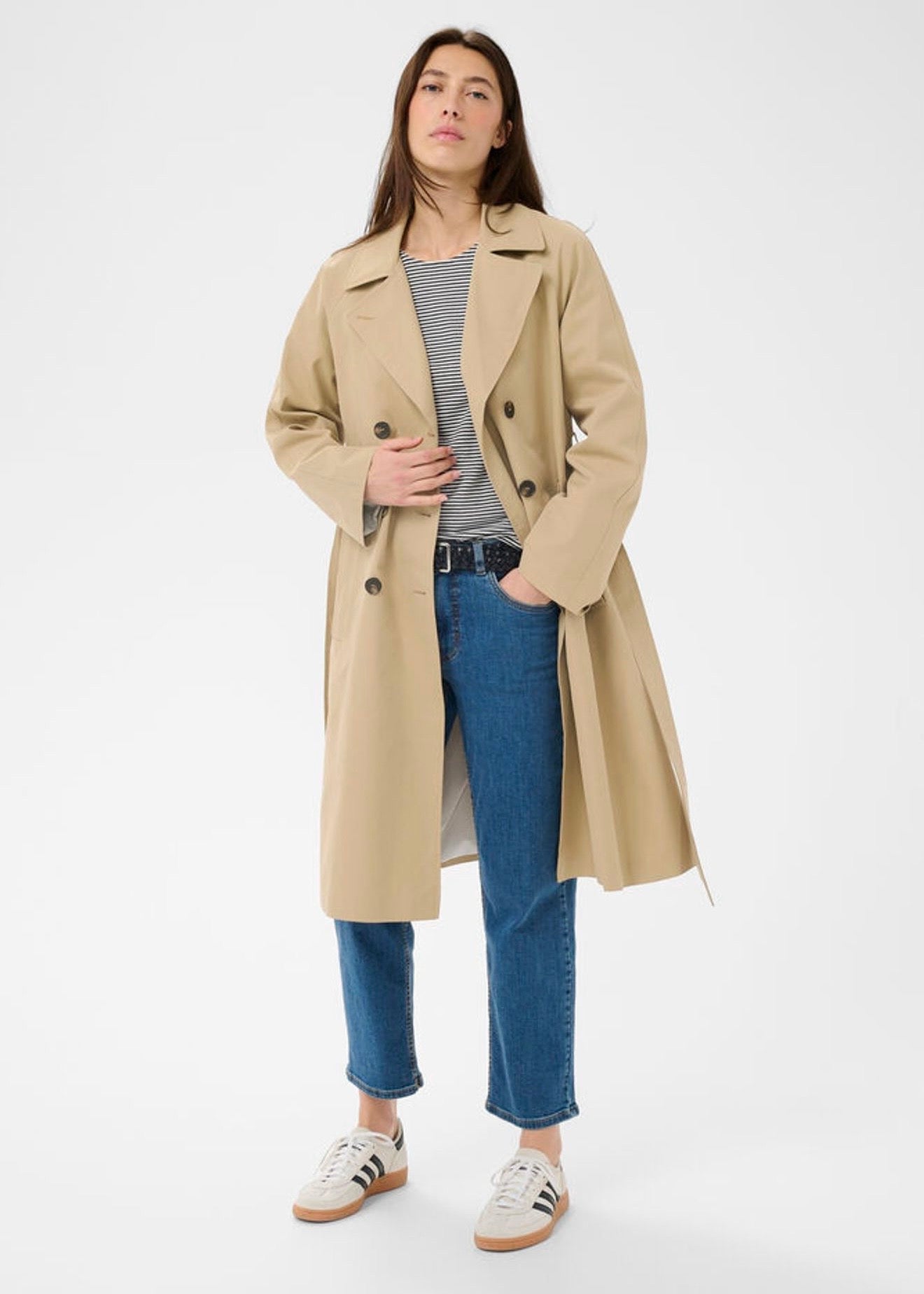 Aubrie Coat Travertine