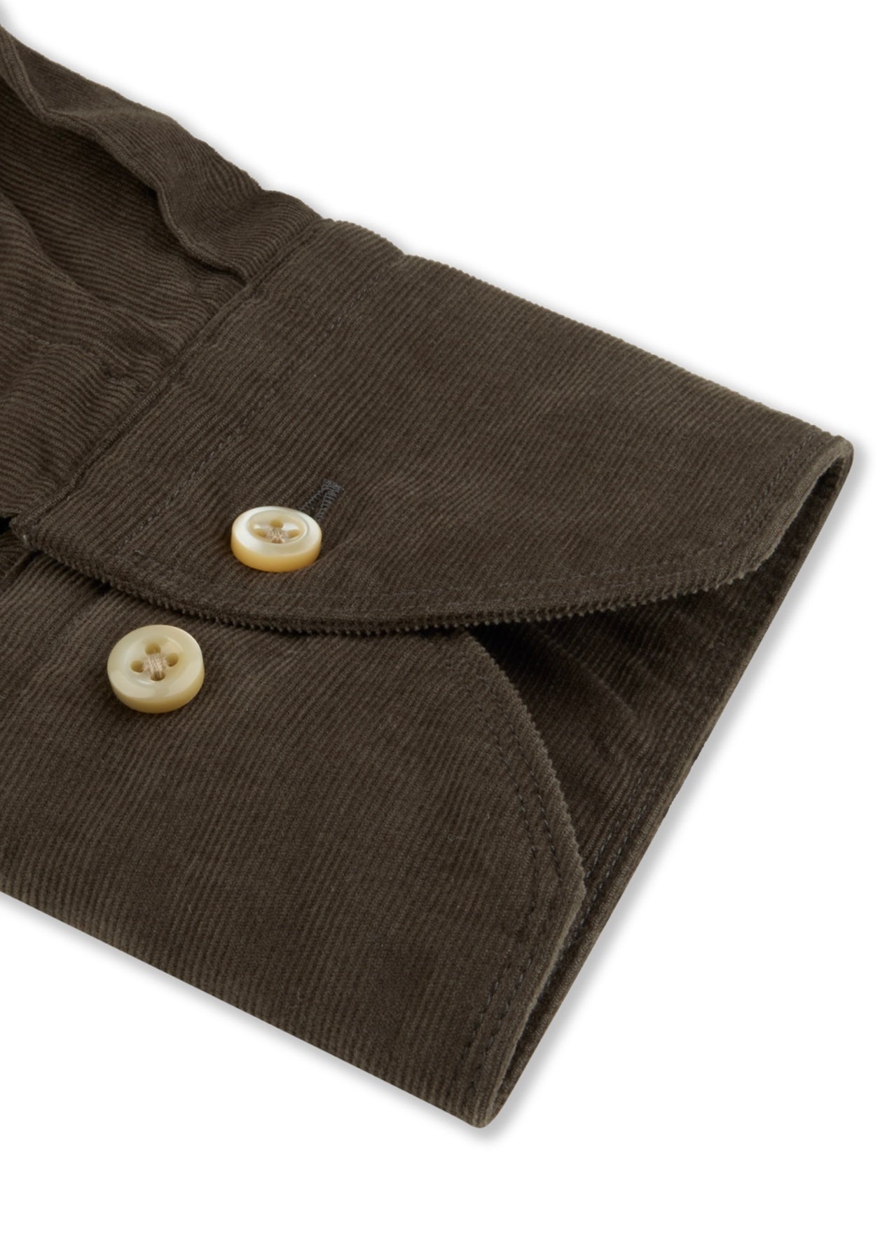 Slimline Cord shirt Green