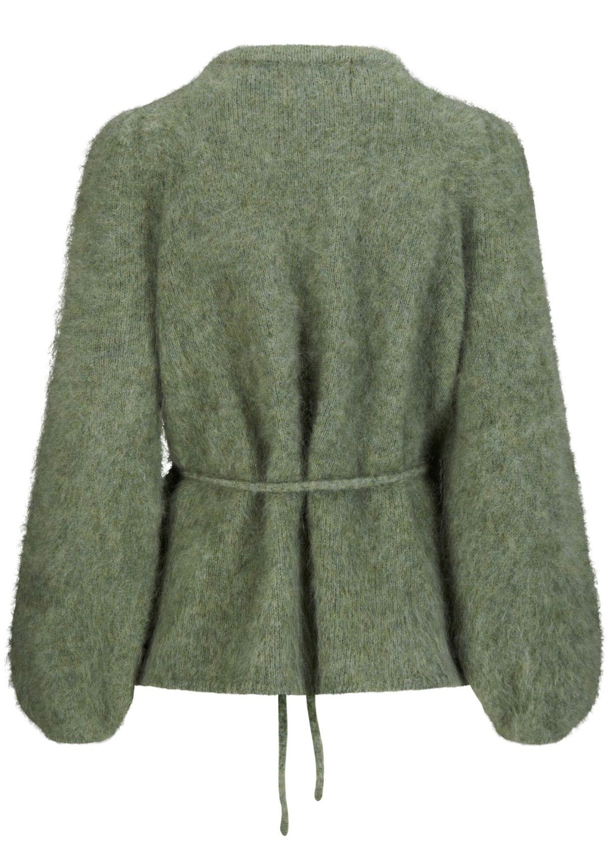 Fredrikke Chunky Cardigan Sage Green