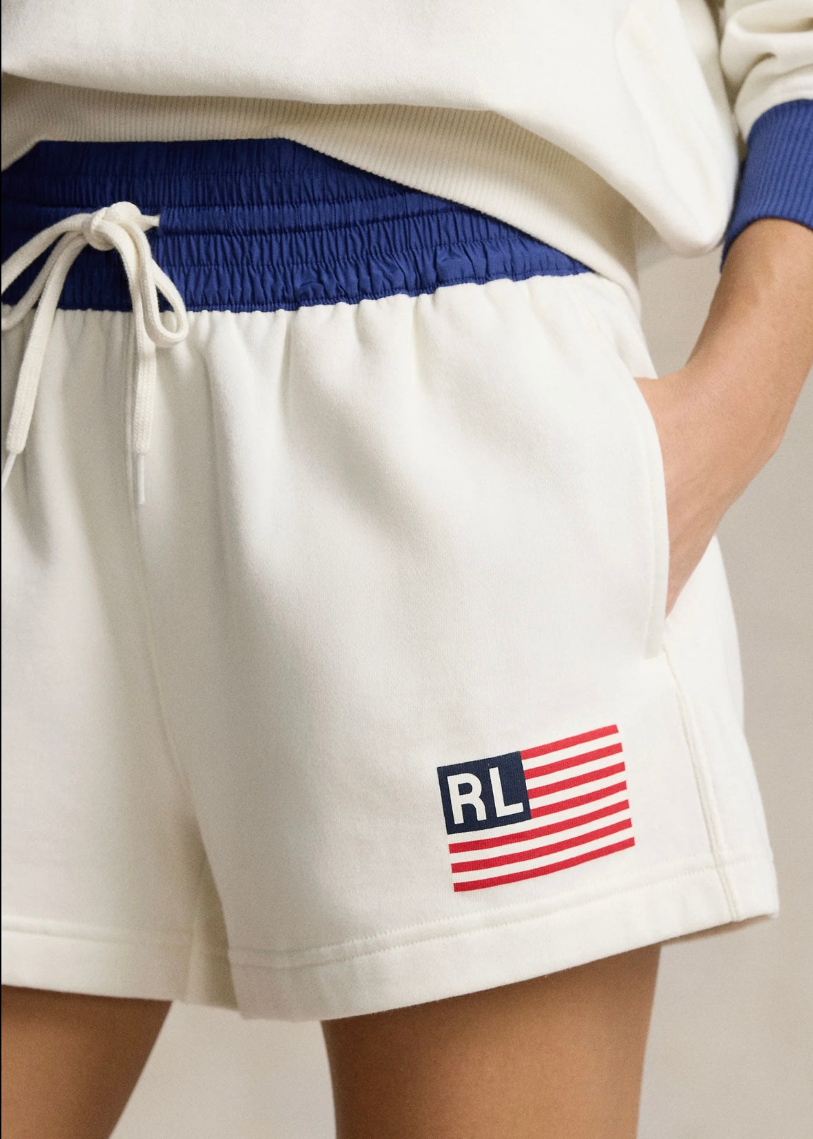 Polo Ralph Lauren Flag shorts - Deckwash White