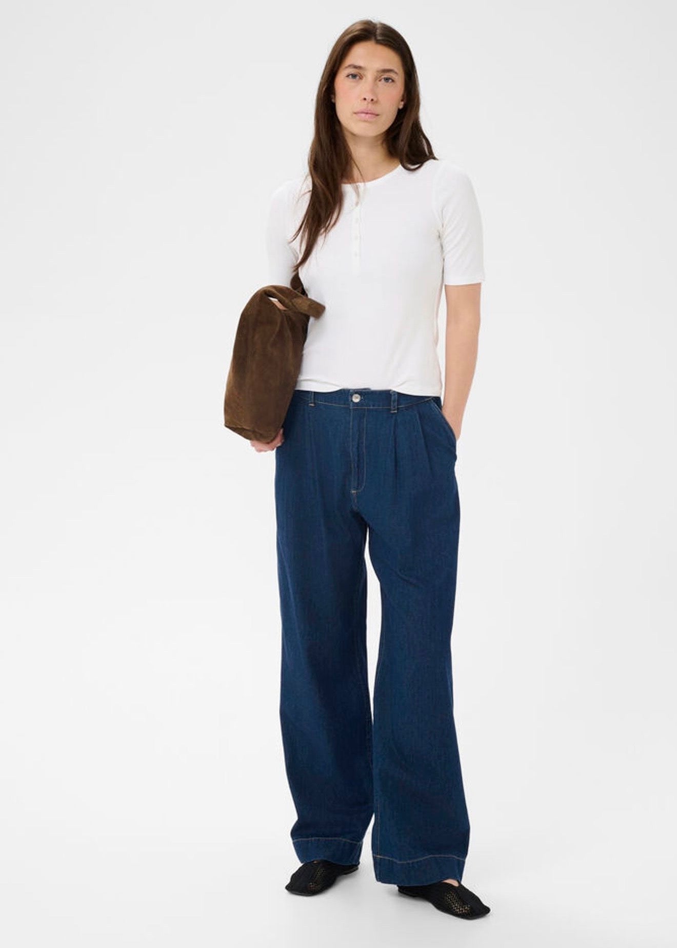 Angelina T-shirt Bright White