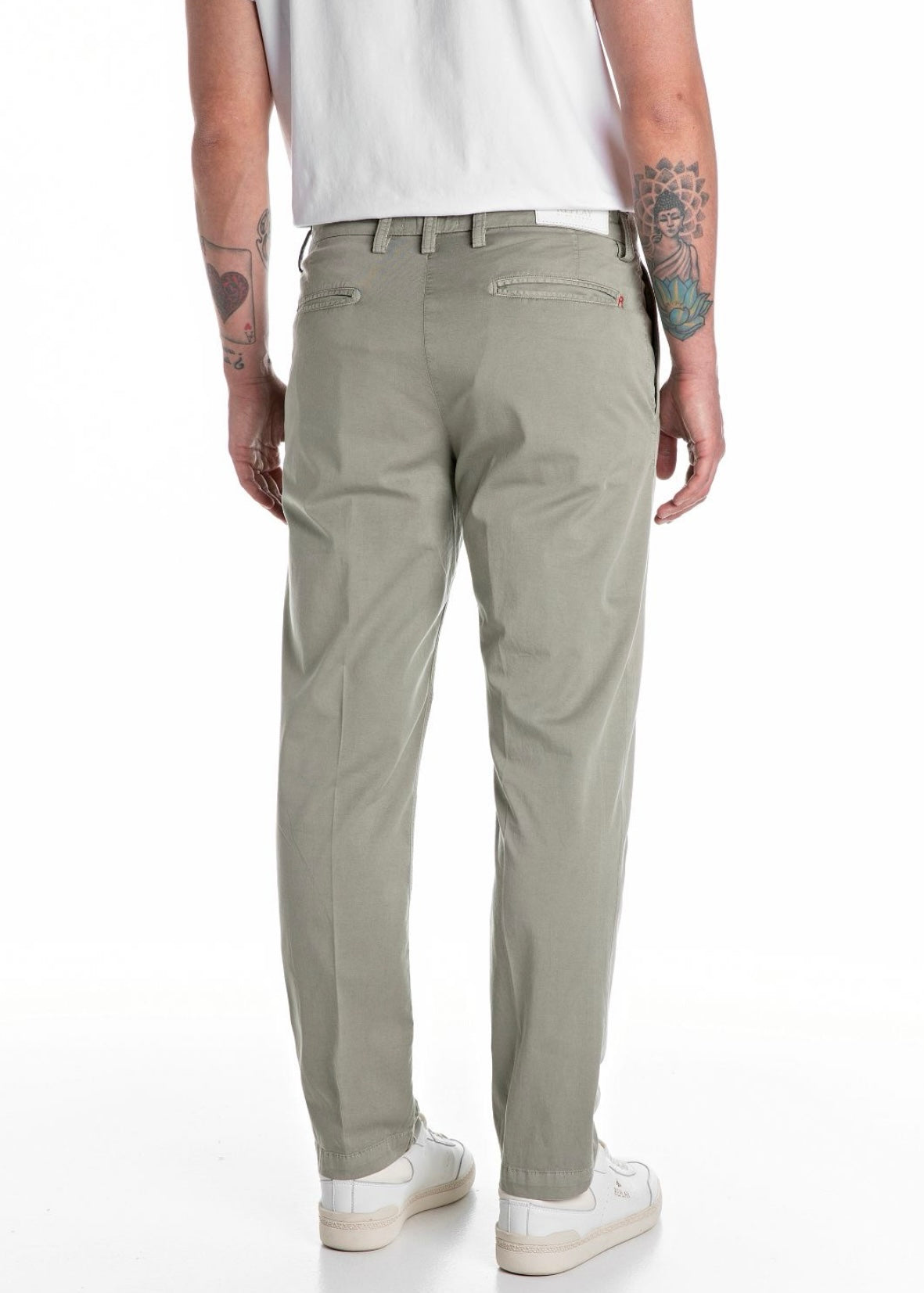 Replay Benni chino - Lt. Sage Green