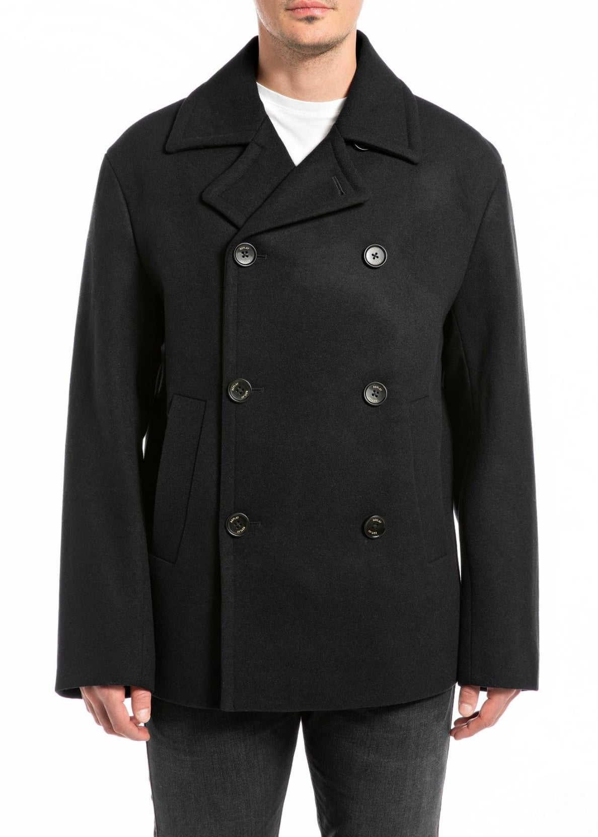 Replay Wool coat - Navy