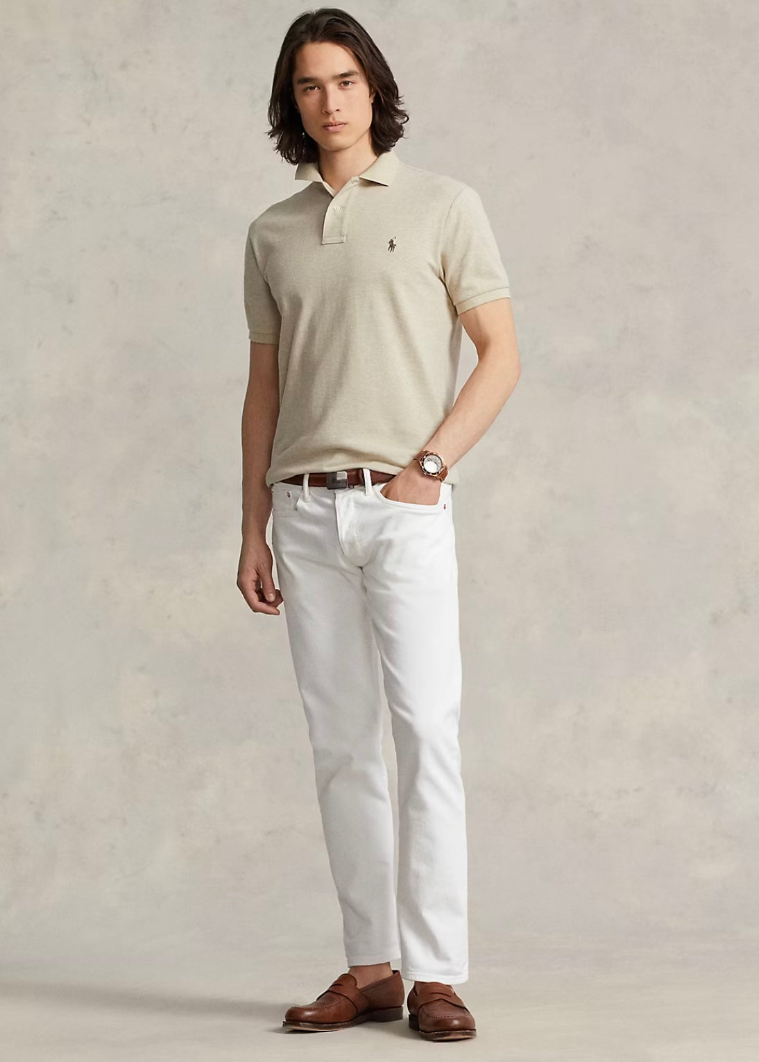 Polo Ralph Lauren pique - Expedition Dune