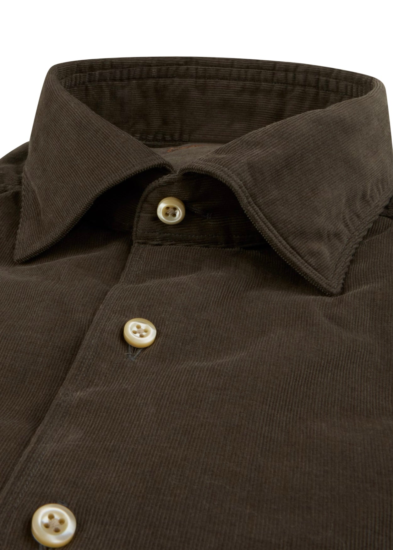 Slimline Cord shirt Green