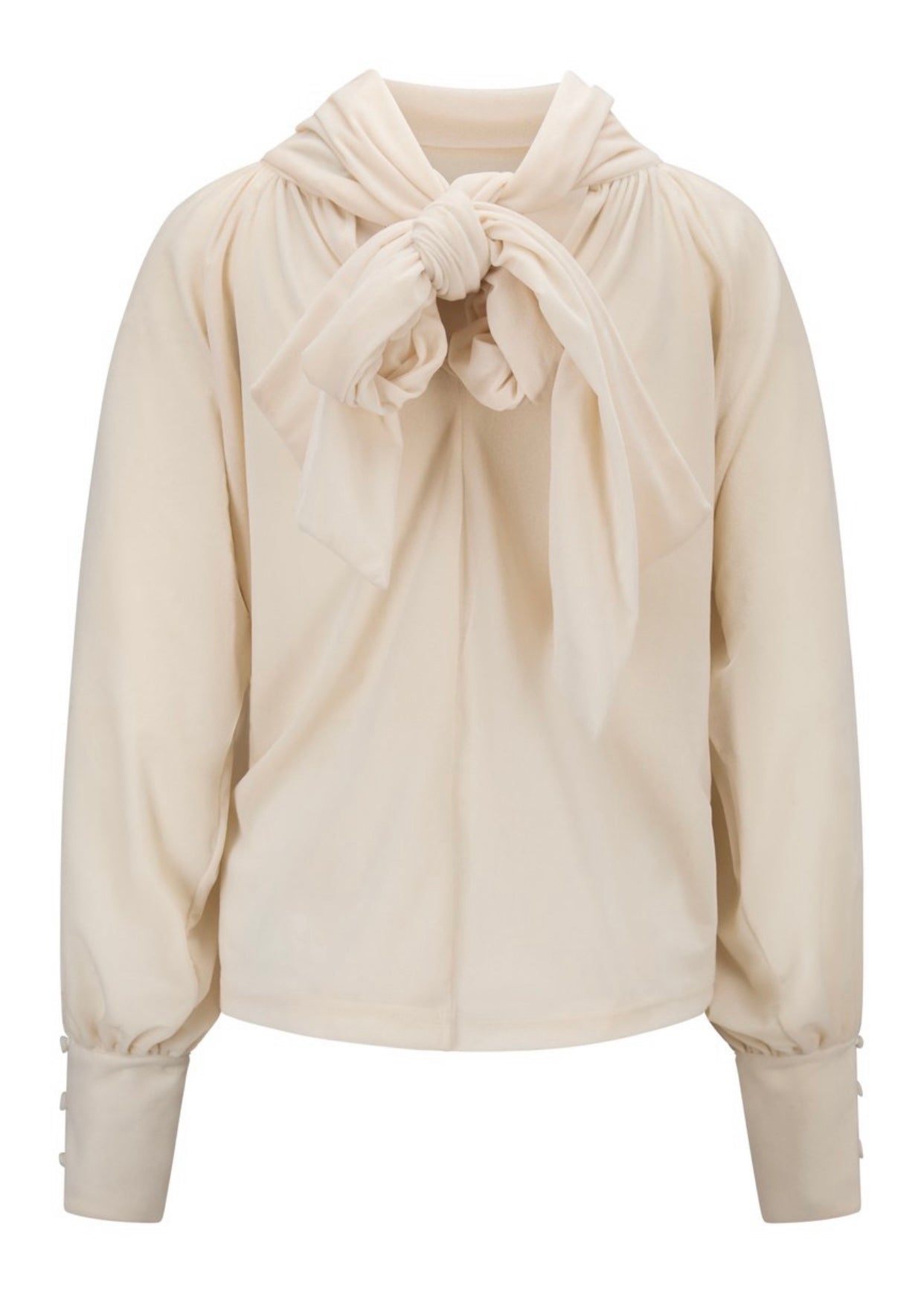 Lill Velour top White