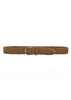 Braided Leather Belt Brown