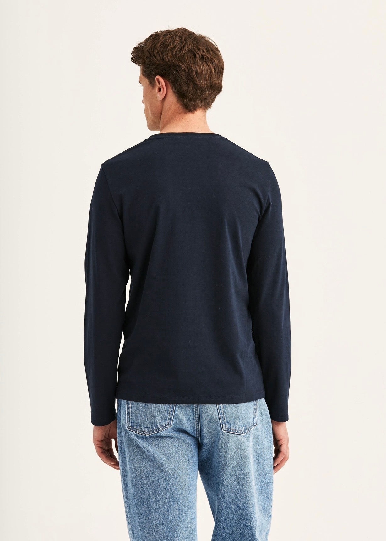 James LS T-Shirt Old Blue