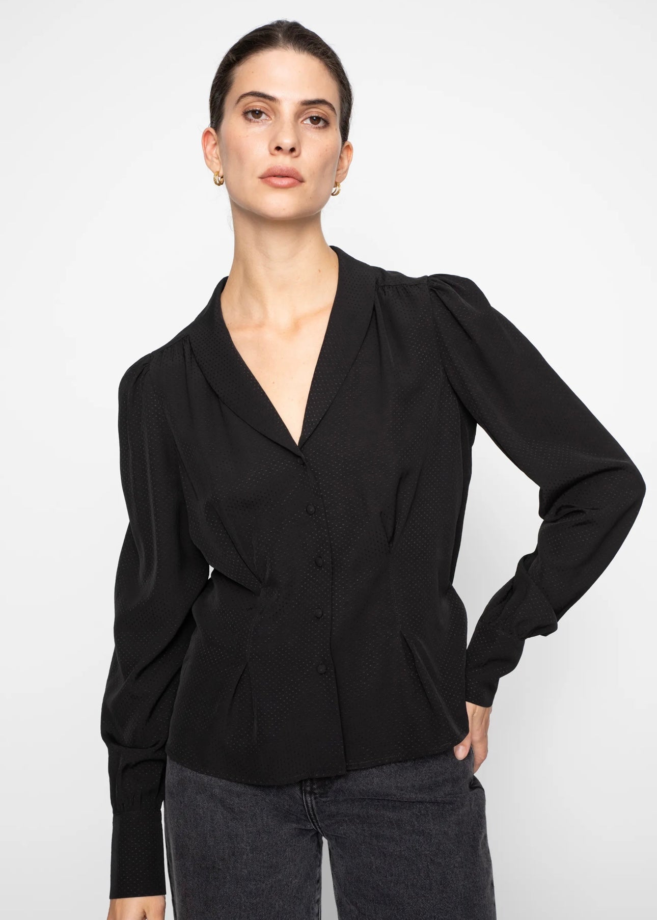 Camilla Pihl Ylva blouse - Black