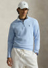 Jersey Quarter Zip Office Blue