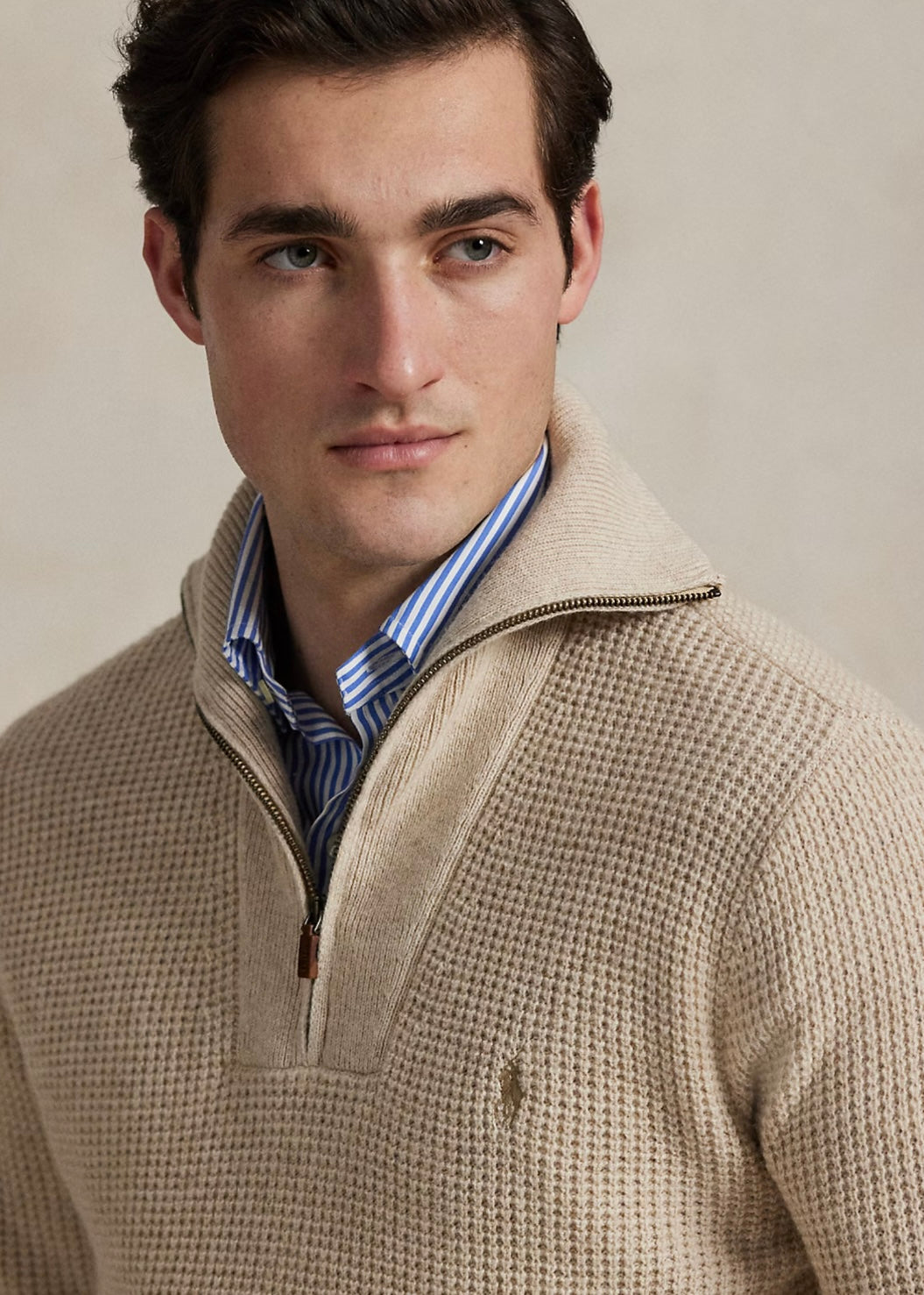 Polo Ralph Lauren Structure Zip - Natural Cream