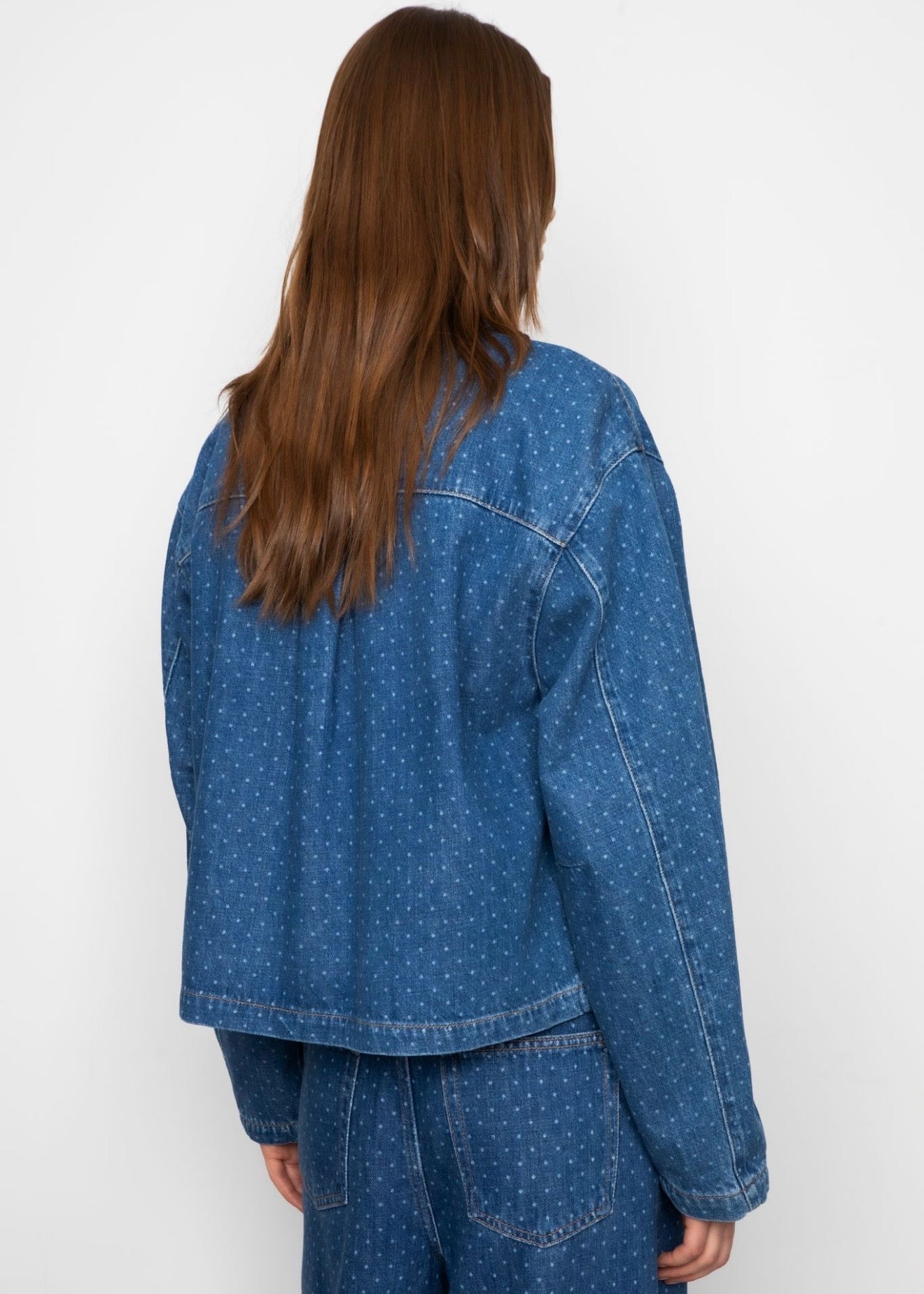 Marley Shirt Mid Blue Dot