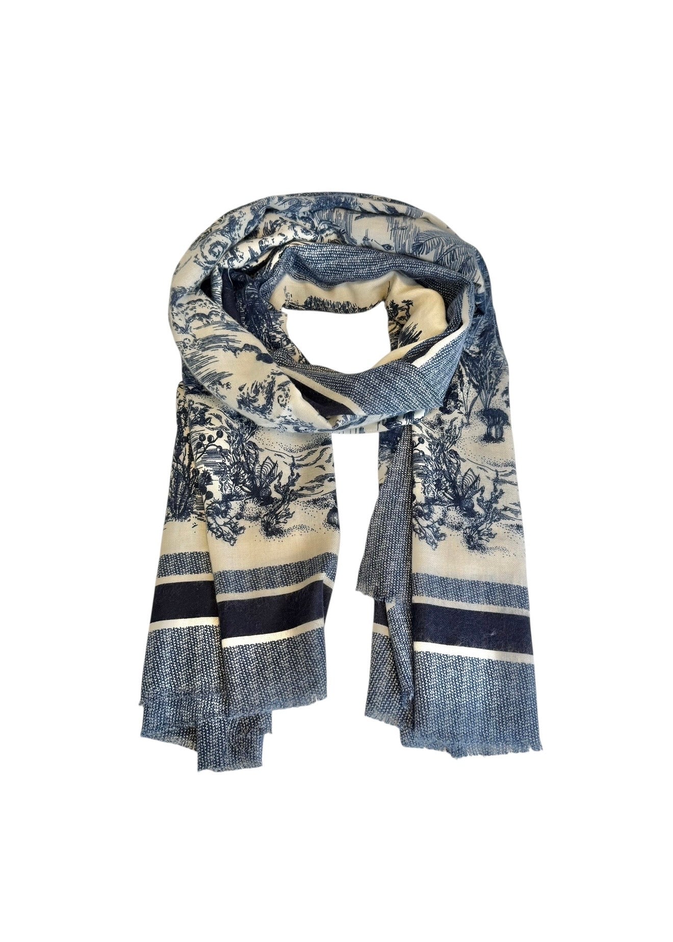 Louise Scarf Navy