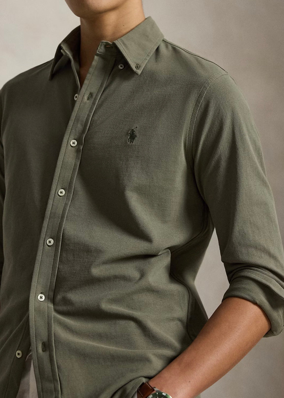Featherweight Mesh Shirt Cruise Olive