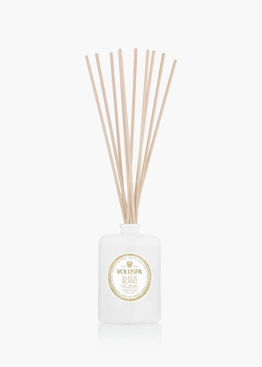 Reed Diffuser Suede Blanc