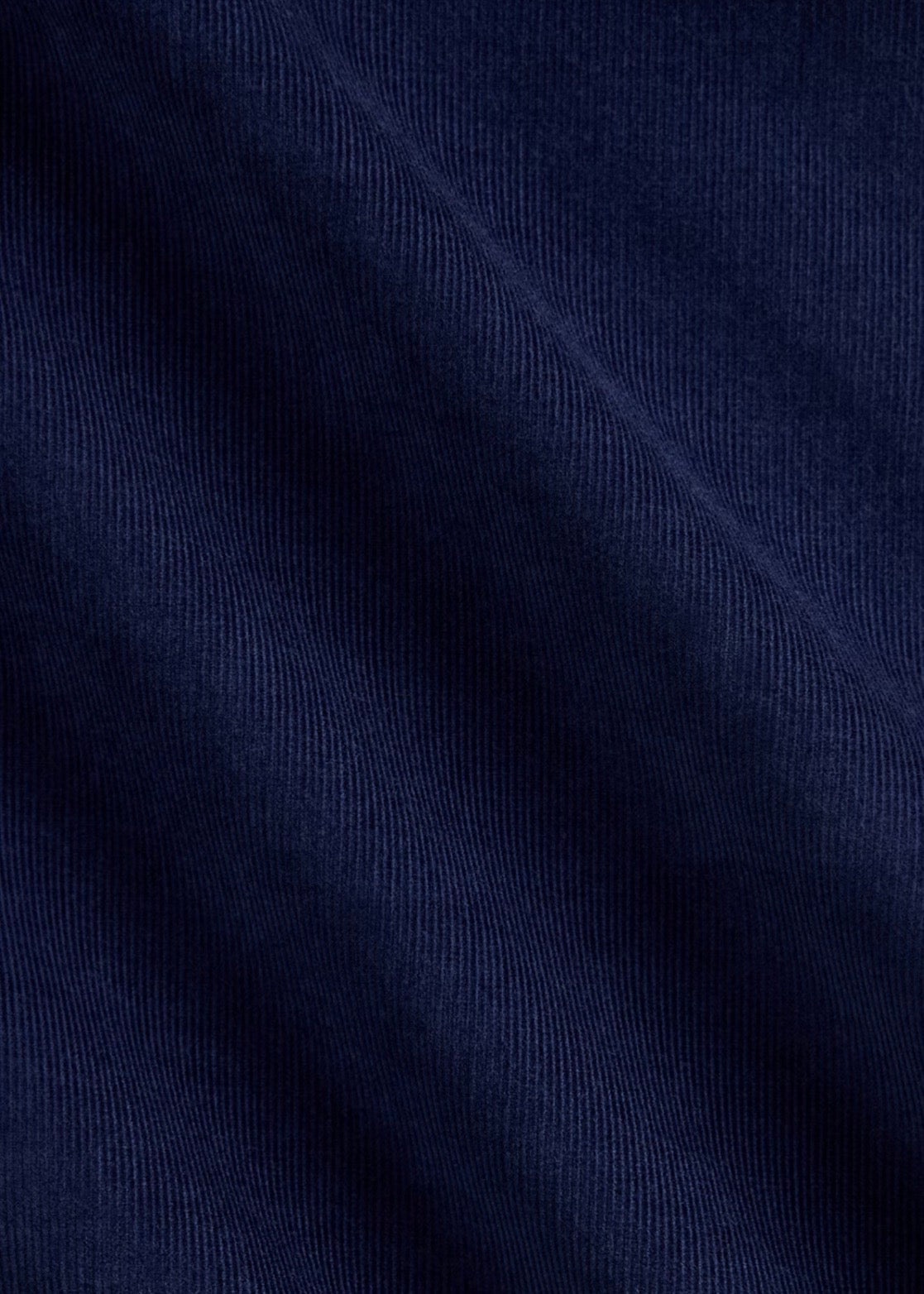Custom Fit Corduroy Shirt Navy