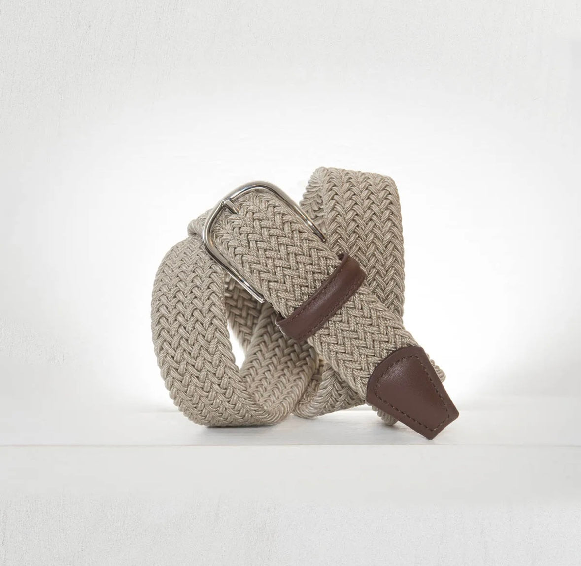 Elastic Belt Beige