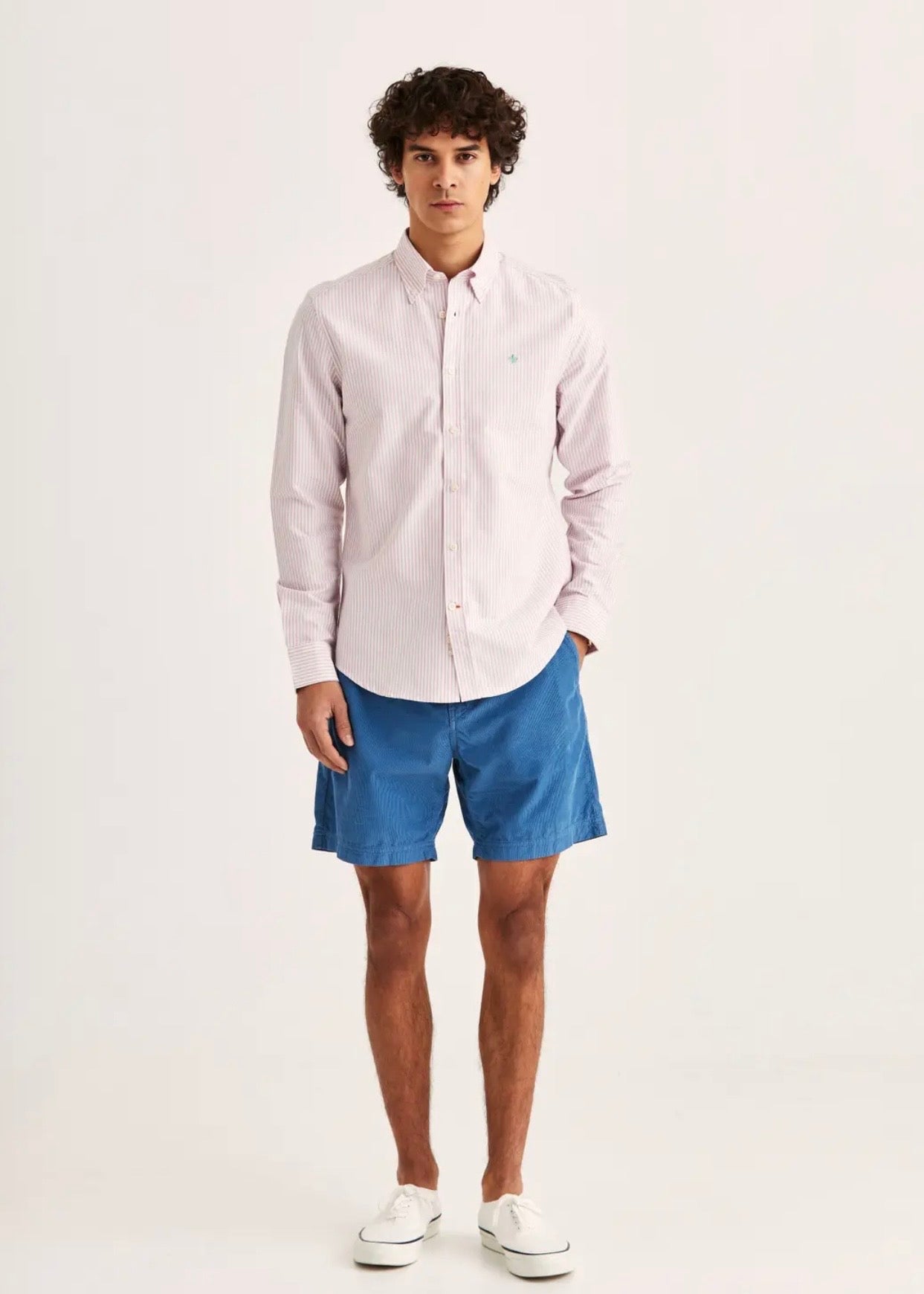 Douglas Oxford Stripe Pink