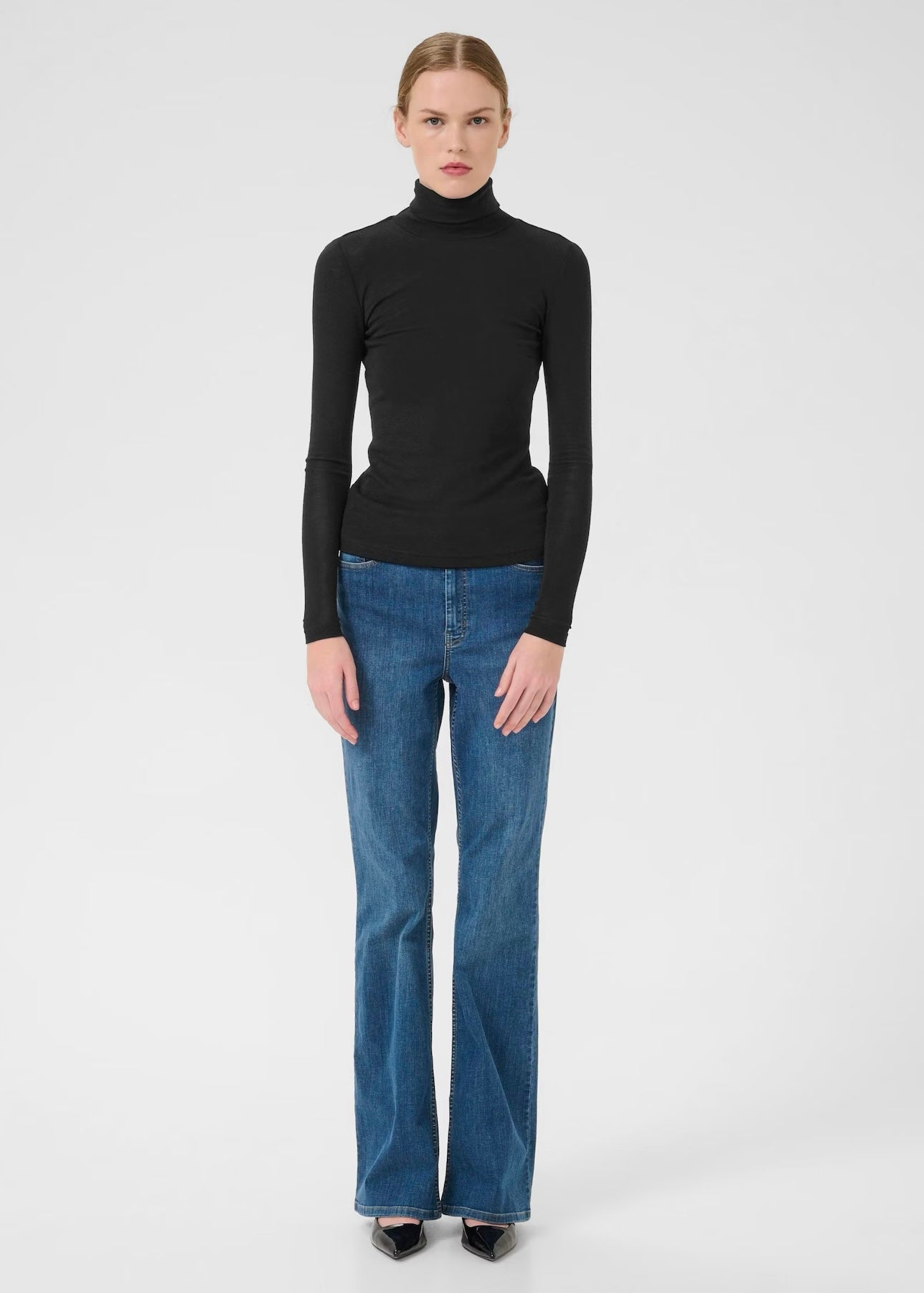 Ninia Wool rollneck Black