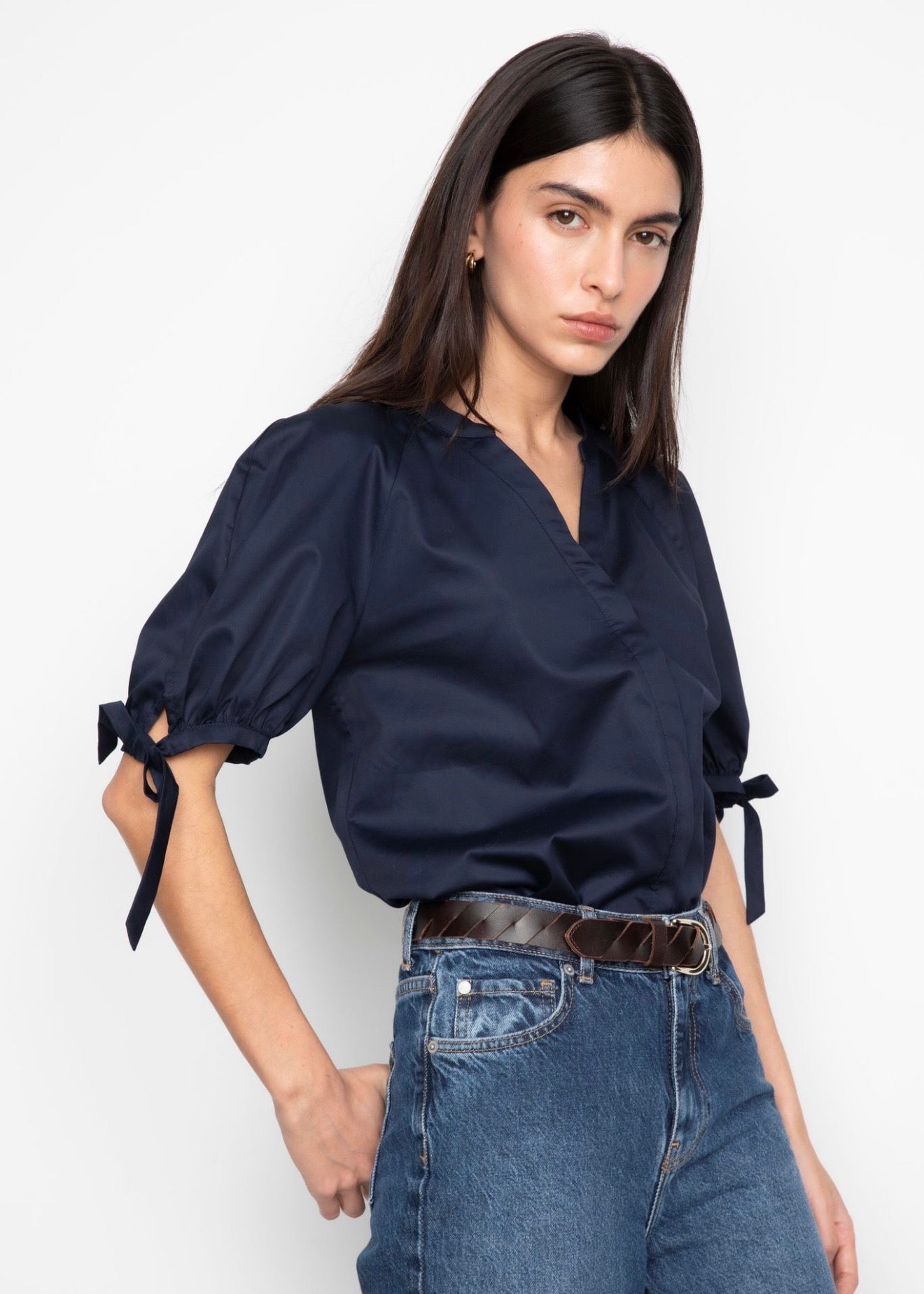 Liza Blouse Navy