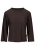 Heli Linen Tee Dark Brown