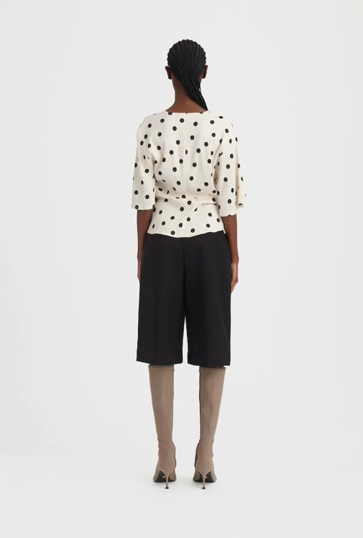 Gestuz Dottia blouse - Afterglow w/ Black Dot