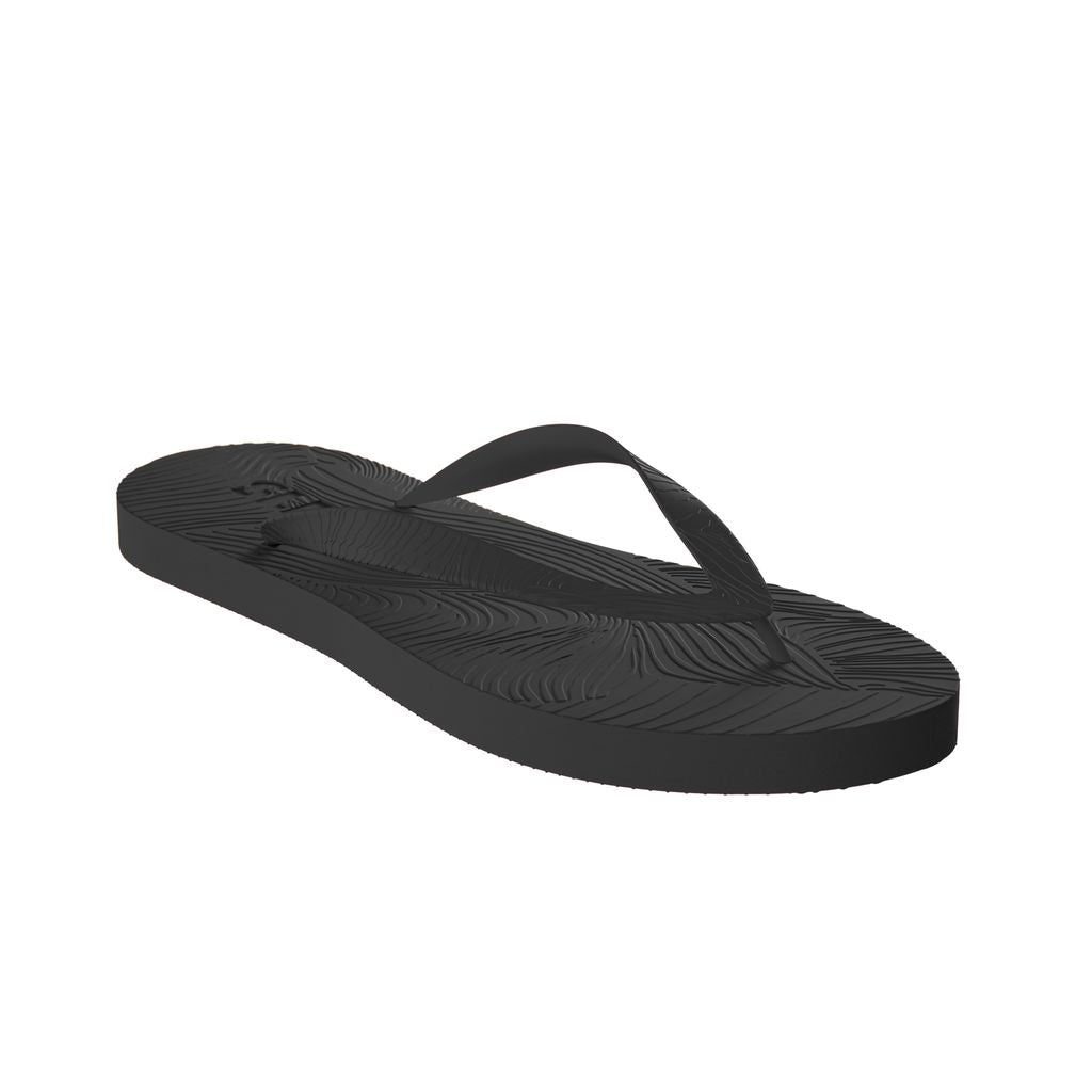 Sleepers Slim Wide Strap flip flop - Black