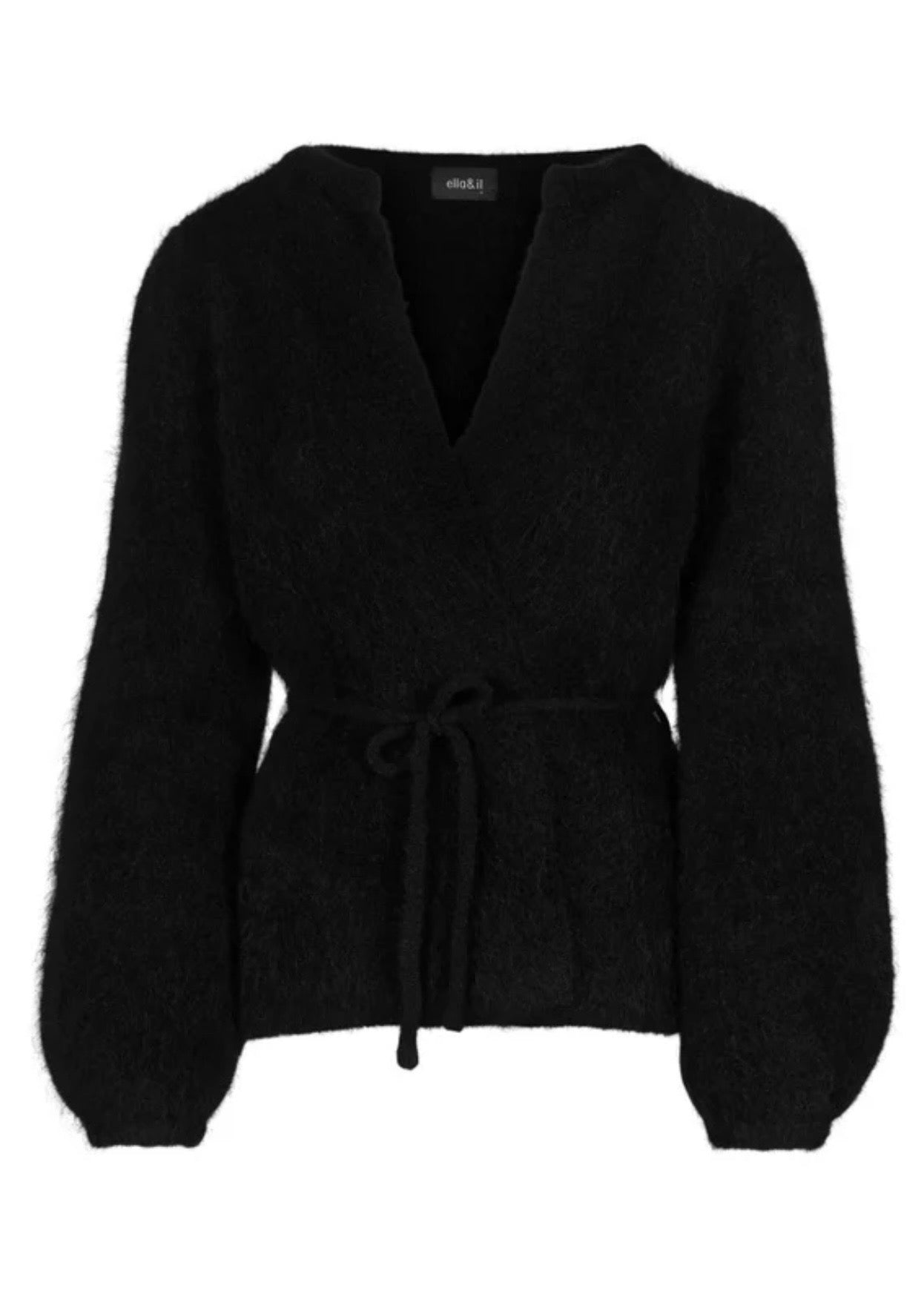 Fredrikke Chunky Cardigan Black