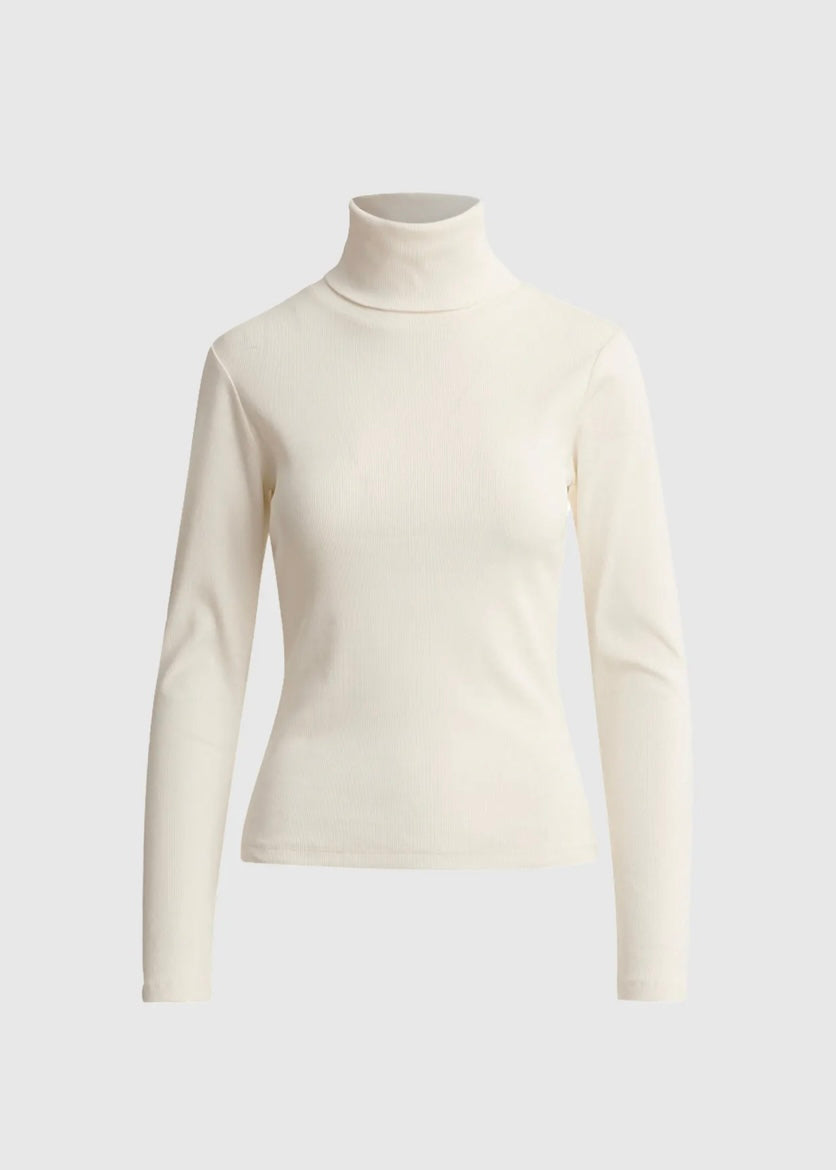 Camilla Pihl Petra Rib turtleneck - Ecru