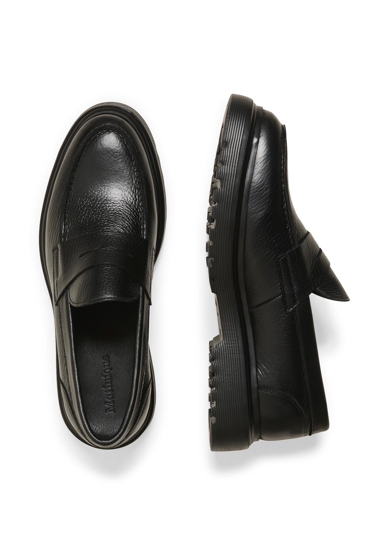 Martinique Britton Grain loafer - Black