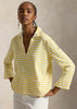Striped Mariner Tee Sunfish Yellow