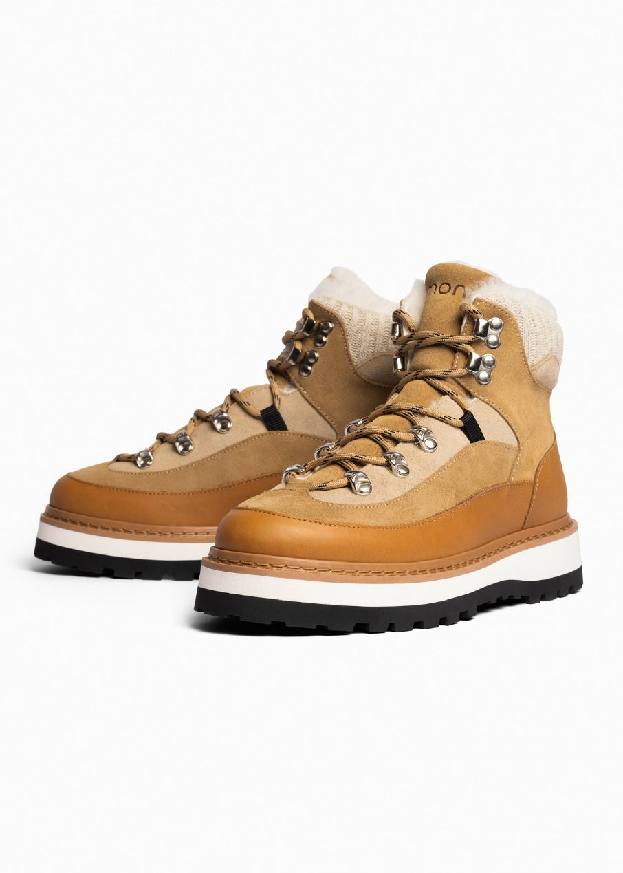 Mono Tag Cap Cow Leather - Ginger Nude