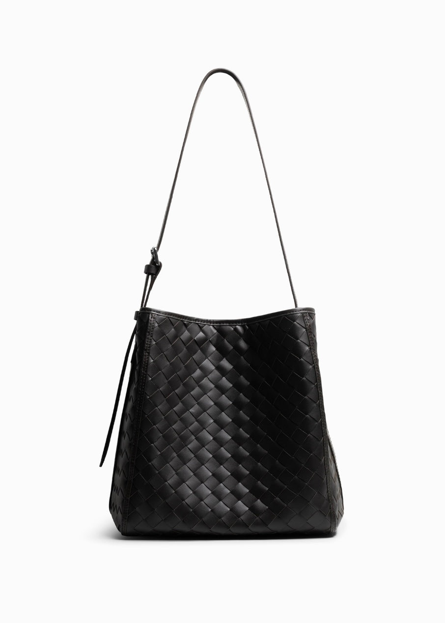 Sac Medium Braided Coffee