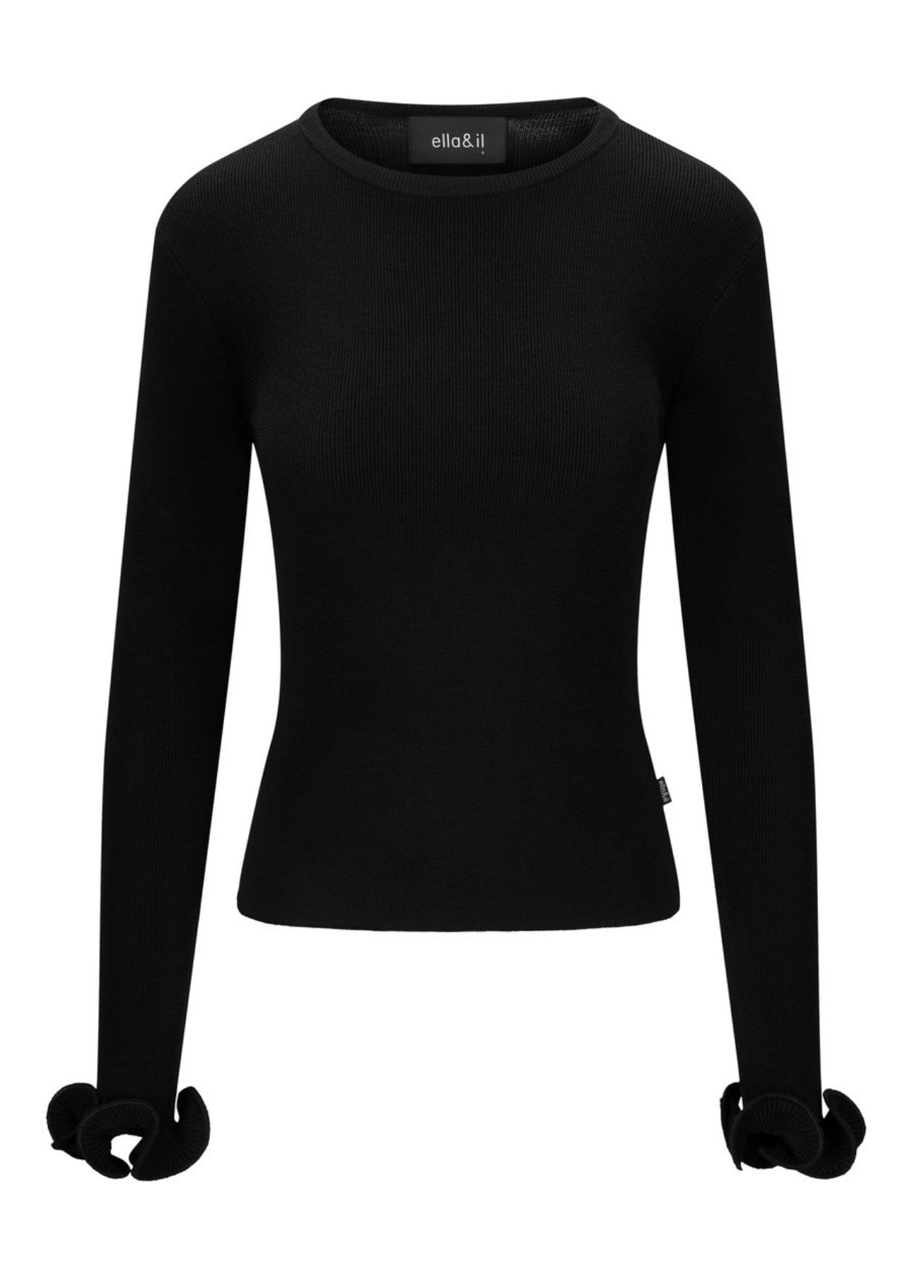Isa Merino sweater Black