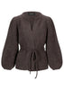 Fredrikke Chunky Cardigan Dark Brown
