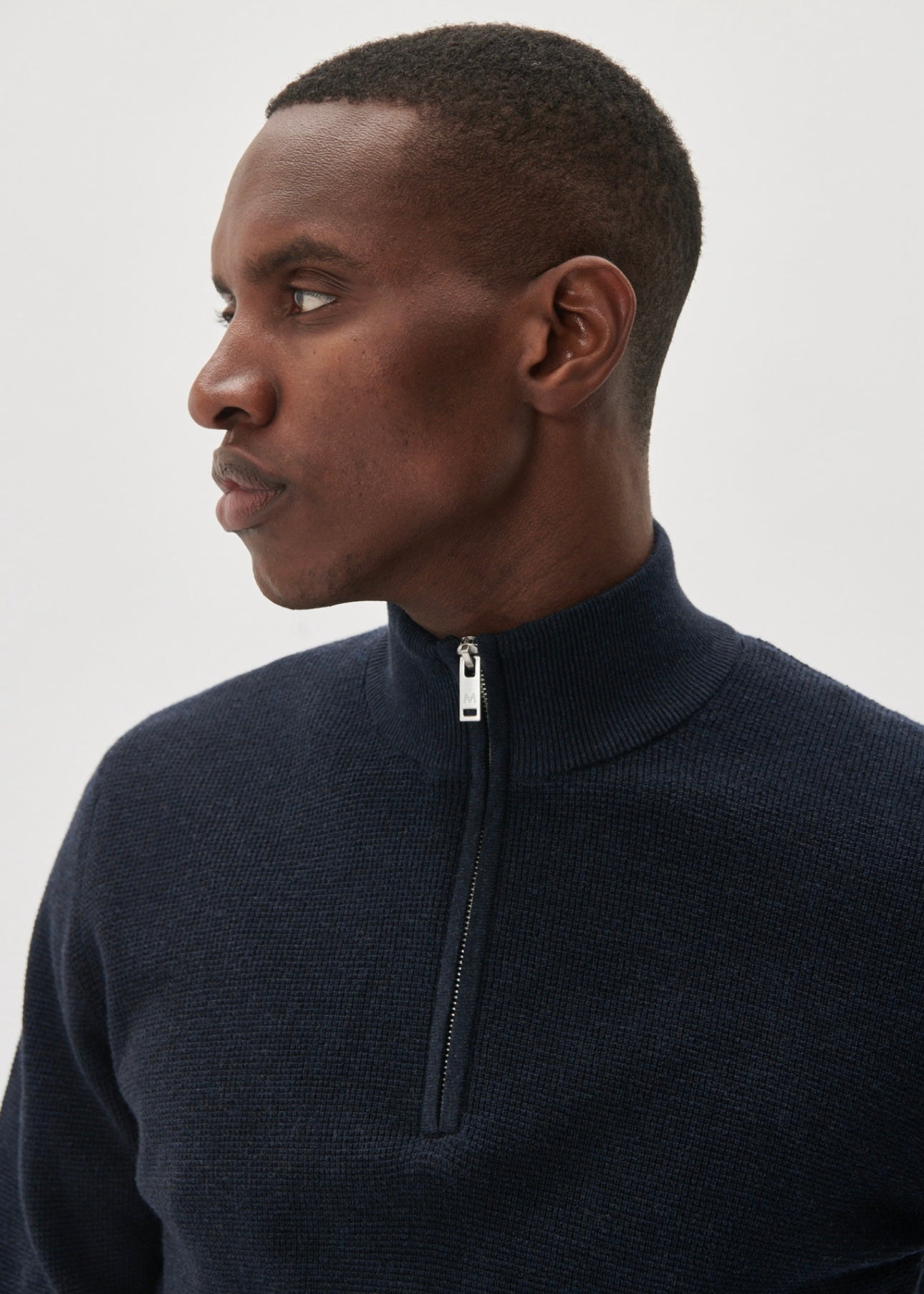 Lagoon zip Dark Navy Melange