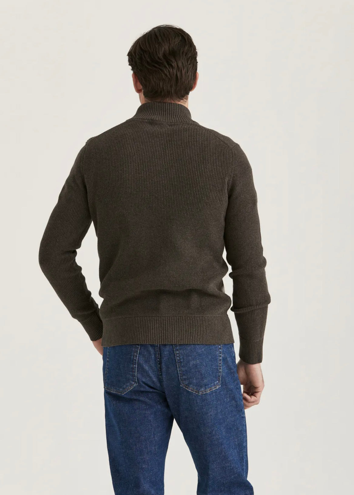 Morris Bernard Half zip - Brown